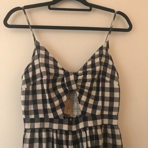 American Eagle Gingham Romper